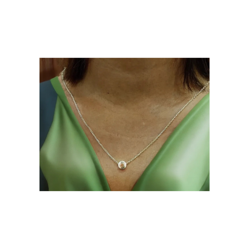 Zilveren Ketting Gele Saffier | Kiliaan Jewelry