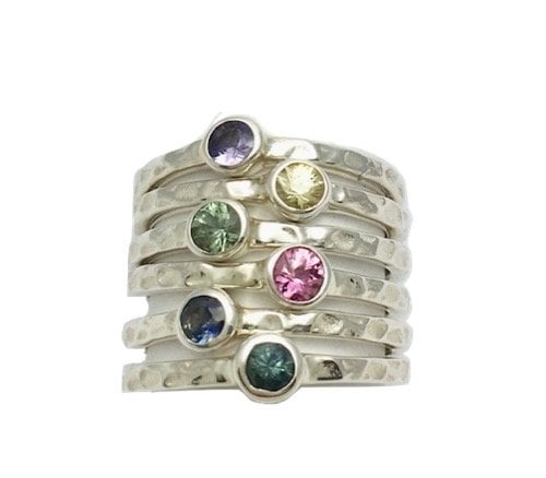 Ring yellow sapphire