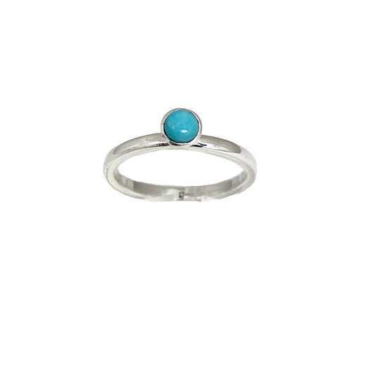 Ring Türkis, glatt