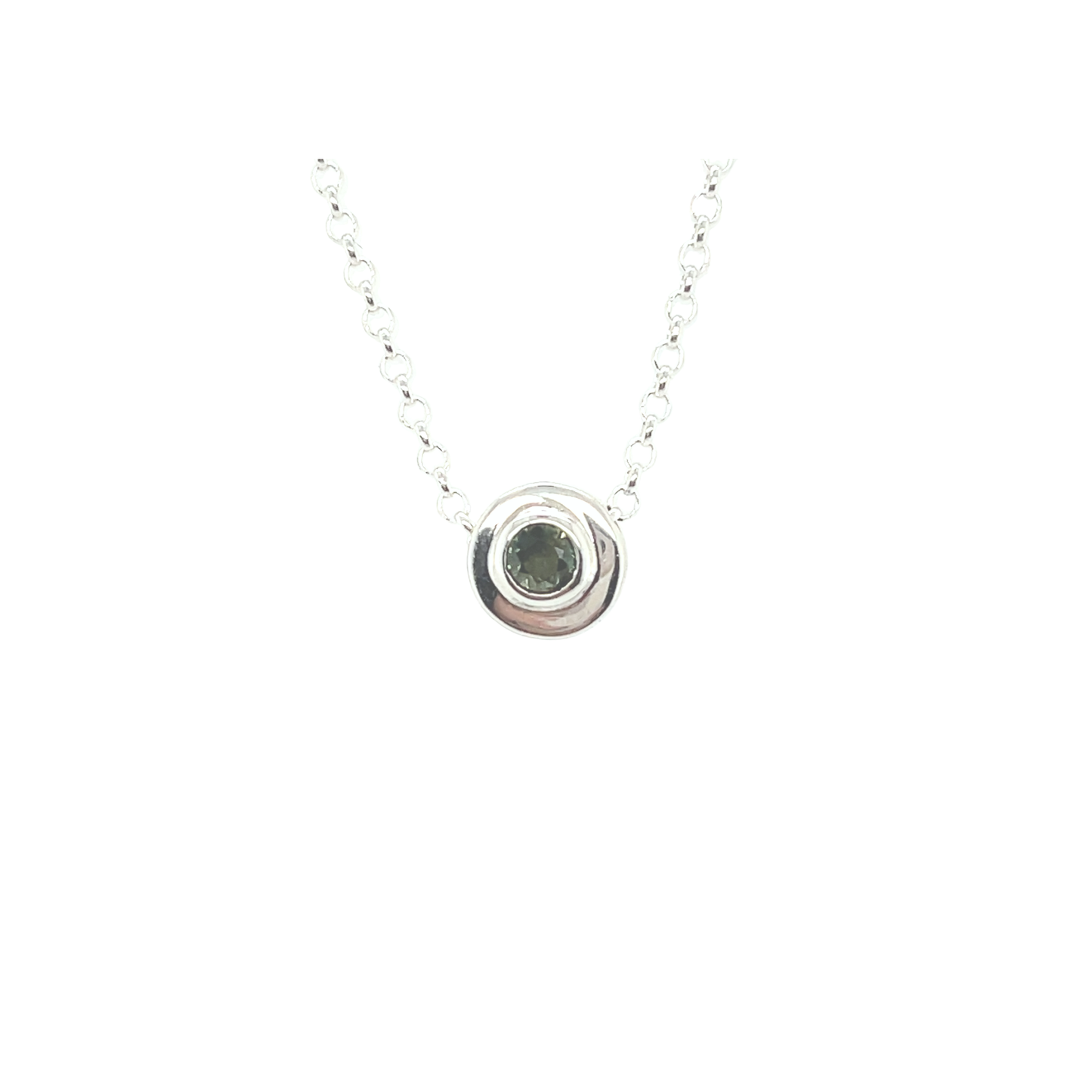 Silberkette Saphir