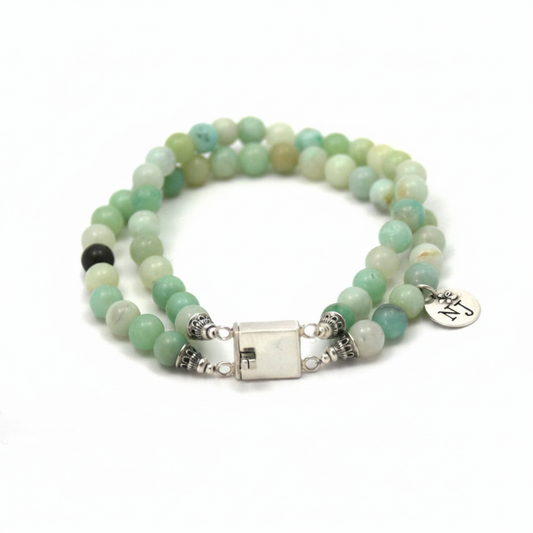 Amazoniet armband bijgesneden