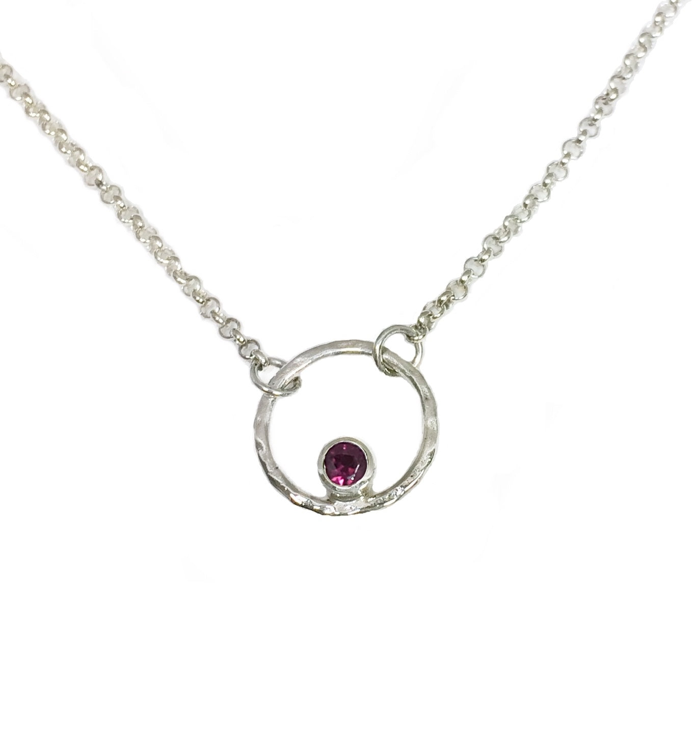Spirituele Circle of Life met  rhodoliet