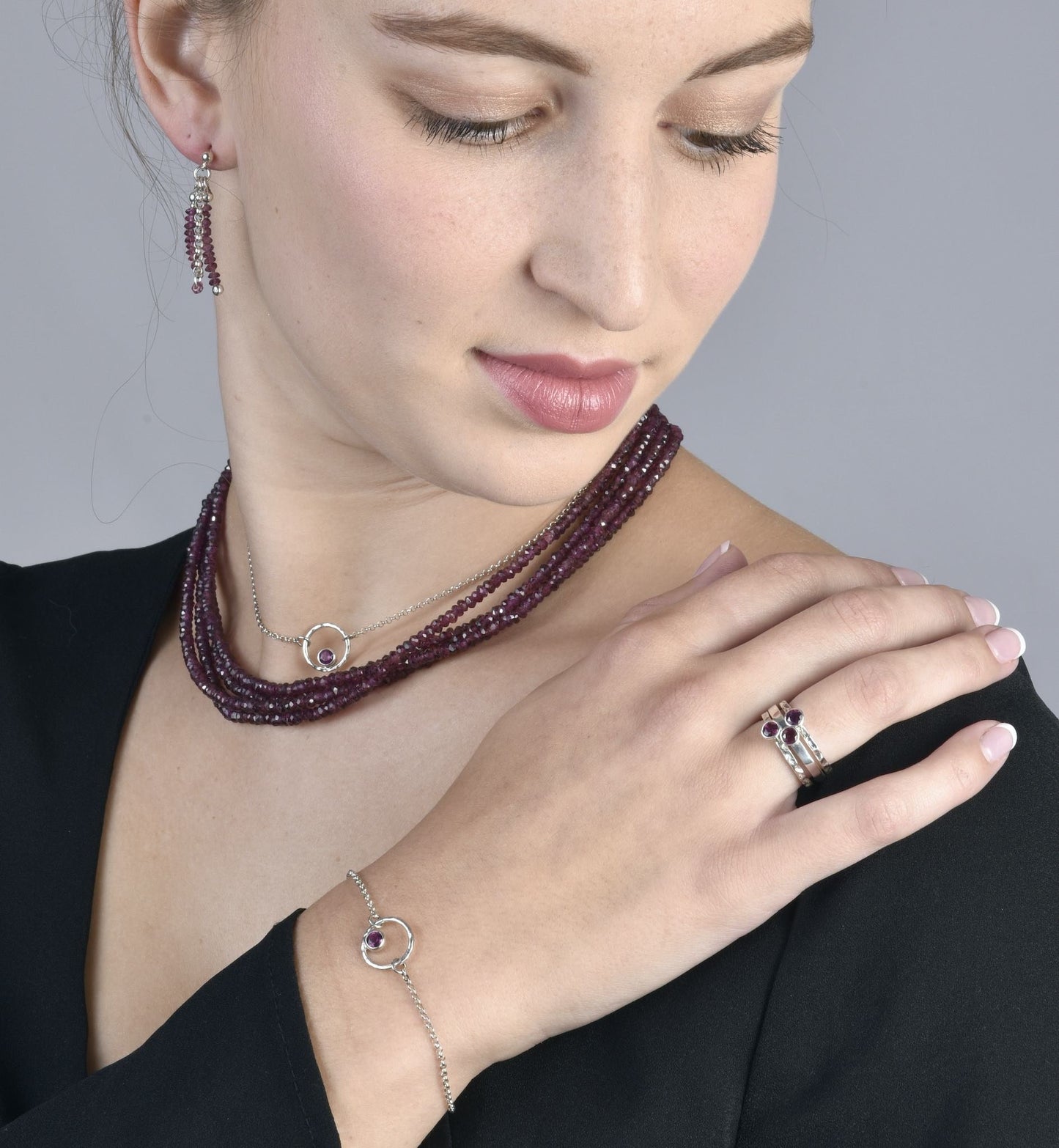 Armband Circle of Life rhodoliet