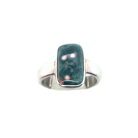 Ring ocean jasper